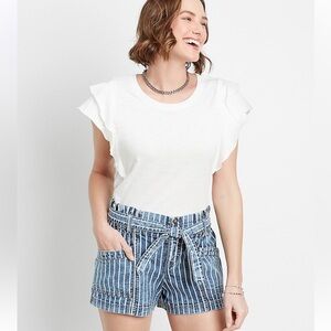 5/$25 American Eagle Stripes Shorts